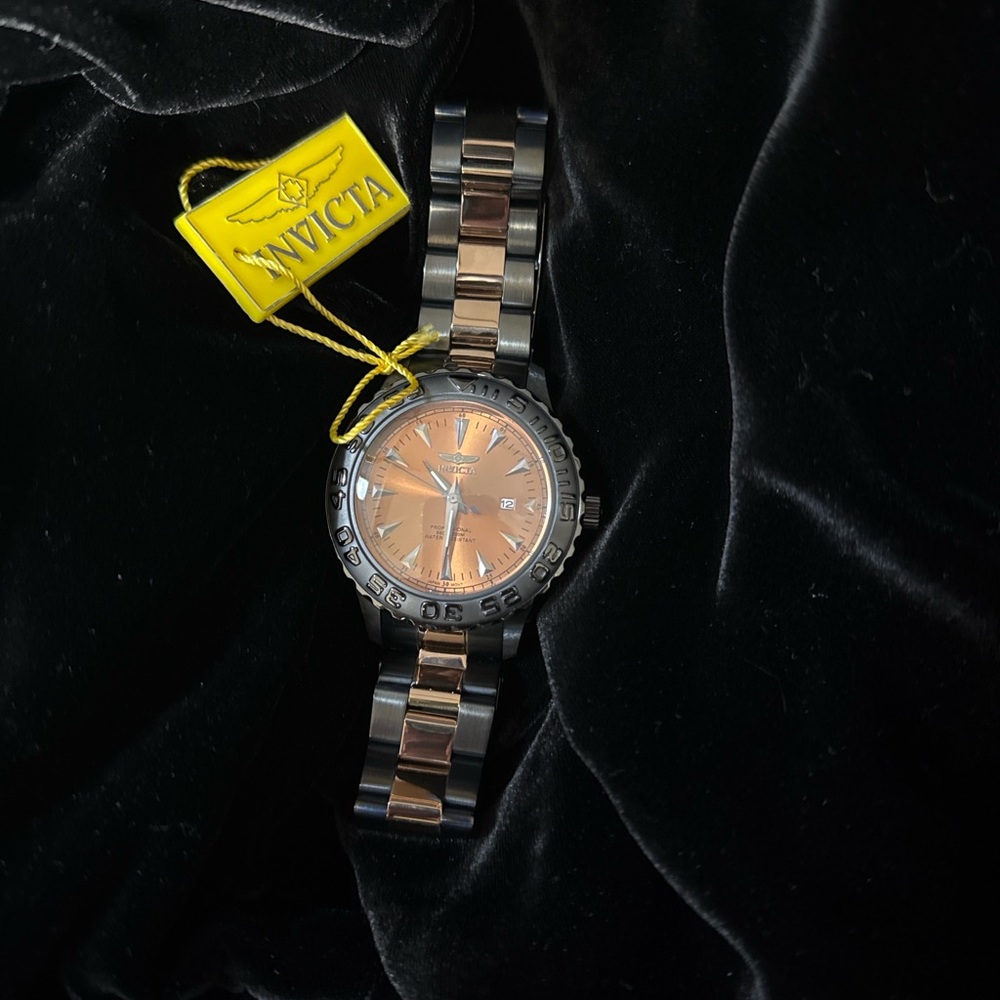 Invicta Black and Gold Men's Watch